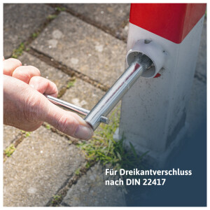 Schlüssel für Absperrpfosten