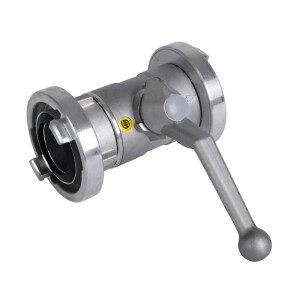 Schlauchabsperrung DN32, Storz C-52 Aluminium