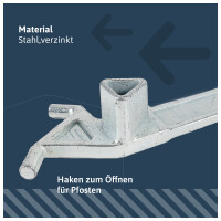 Dreikantschlüssel für Absperrpfosten, 4210T22113