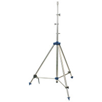 Teleskop-Dreibeinstativ Edelstahl mit Luftdämpfung DIN 14682