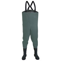 Wathose mit S5 Sicherheitsstiefel, Größe 47