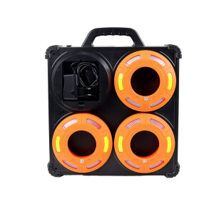 LED-360° Signalleuchten-Set für Verkehrsleitkegel im Koffer