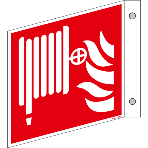 Brandschutzschild ISO 7010 / F002 Löschschlauch