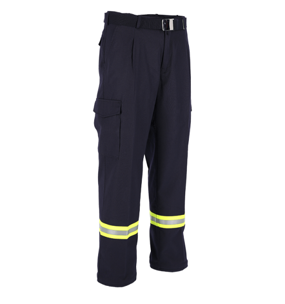 Feuerwehr-BundhoseHuPF T2, Baumwolle, mit Reflexstreifen