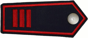 Dienstgrad "Hauptfeuerwehrmann/-feuerwehrfrau" Klettverschluss
