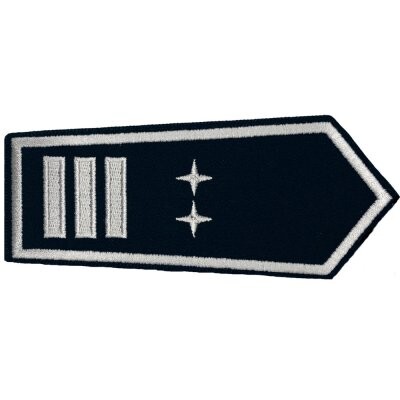 Dienstgrad "BAM als EF" (Druckknopfverschluss)