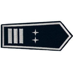 Dienstgrad "BAM als EF" (Druckknopfverschluss)