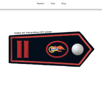 Dienstgrad "Oberfeuerwehrmann als Jugendfeuerwehrwart" Aufschiebeschlaufen