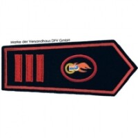 Dienstgrad "Hauptfeuerwehrmann als Jugendfeuerwehrwart" Klettverschluss