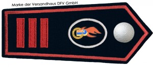 Dienstgrad Hauptfeuerwehrmann als Kreis-Jugendfeuerwehrwart Klettverschluss