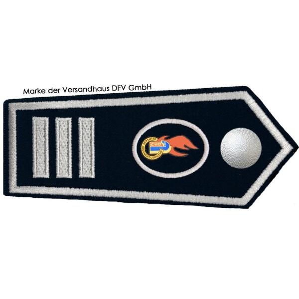 Dienstgrad "Stadtbrandinspektor als Kreis-Jugendfeuerwehrwart" (Druckknopfverschluss)