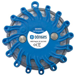 Dönges Signalleuchte mit LEDs, blau, Batterie-Version