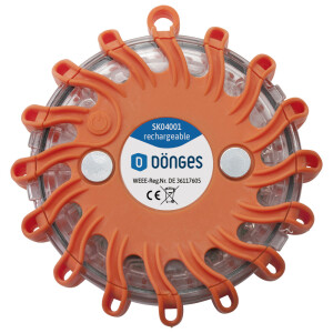 Dönges Signalleuchte mit LEDs, orange, Batterie-Version