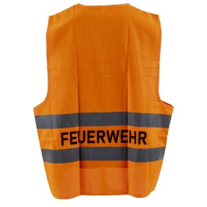 Dönges Warnweste orange mit Rückendruck