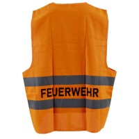 Dönges Warnweste orange mit Rückendruck