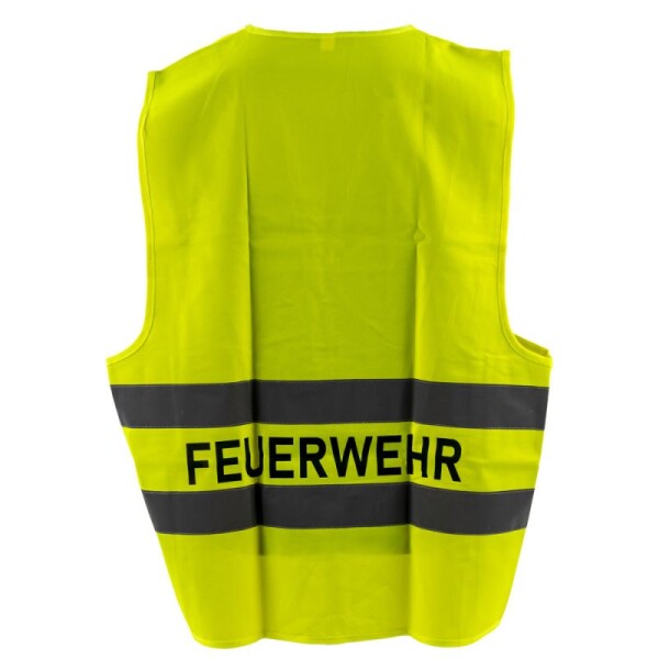 Dönges Warnweste gelb mit Rückendruck
