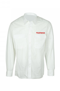 Uniformhemd mit Schultertunnel NRW 1/1 Arm weiß mit...