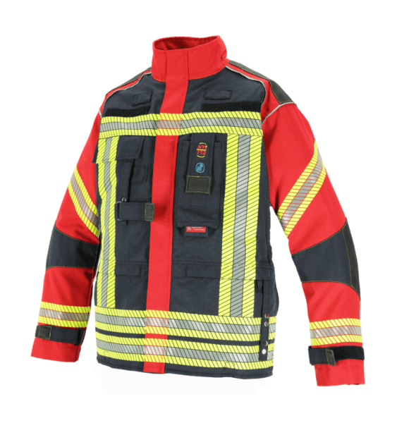 NTI Multiflex Einsatzjacke schwarz-blau/rot