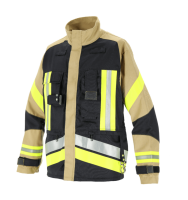 Waldbrand-Einsatzjacke schwarz-blau/gold
