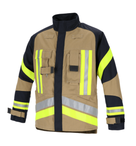 Waldbrand-Einsatzjacke gold/schwarz-blau