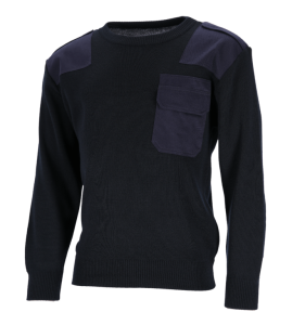 Pullover mit Rundkragen, Mischgewebe