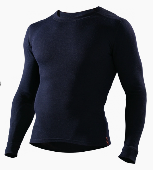 Flammschutz Shirt langarm, dunkelblau