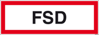 Textschild FSD