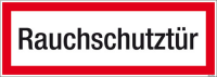 Textschild Rauchschutztür