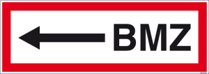 Textschild BMZ