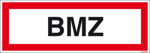 Textschild BMZ
