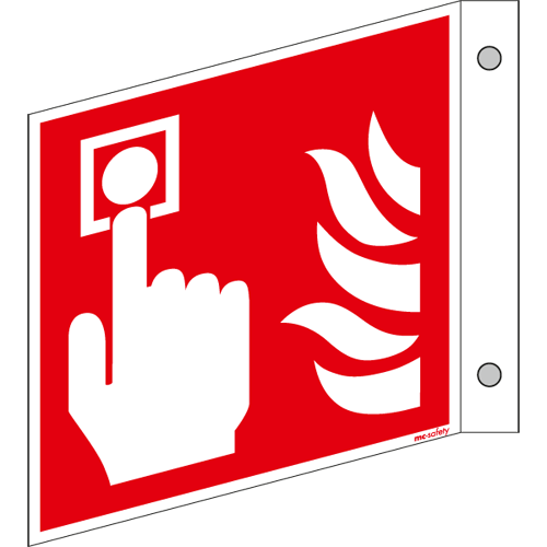 Brandschutzschild ISO 7010 / F005 Brandmelder