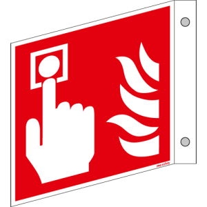 Brandschutzschild ISO 7010 / F005 Brandmelder
