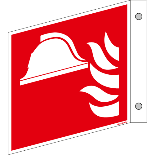 Brandschutzschild ISO 7010 / F004 Mittel und Gerät zur Brandbekämpfung
