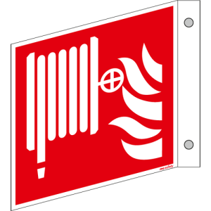 Brandschutzschild ISO 7010 / F002 Löschschlauch