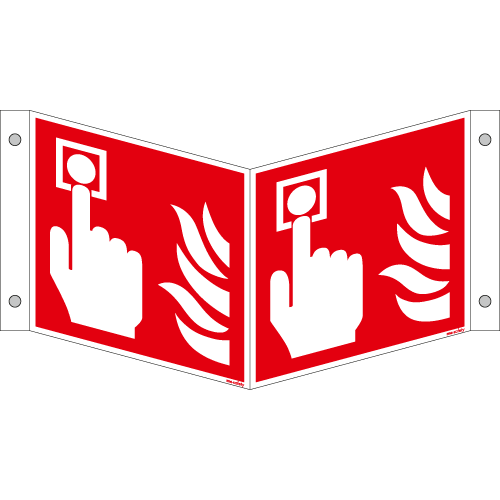 Brandschutzschild ISO 7010 / F005 Brandmelder