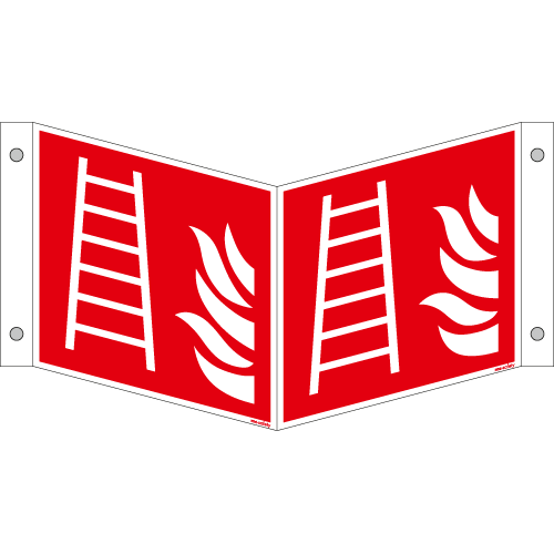 Brandschutzschild ISO 7010 / F003 Leiter