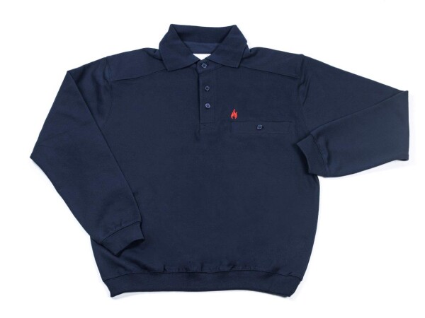 Polo-Sweater FireBlaze mit rotem Stick