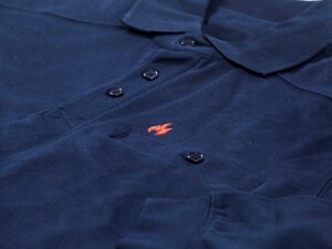 Polo-Sweater FireBlaze mit rotem Stick