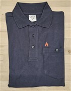 Polo-Shirt  FireBlaze mit rotem Stick XL