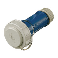 Mennekes Schuko Kupplung, IP68, blau/grau