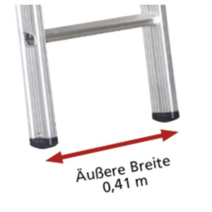 Alu-Sprossenanlegeleiter
