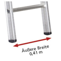 Alu-Sprossenanlegeleiter